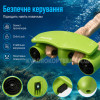 Підводний скутер Mankeel W7 Underwater Scooter – sea scooter, акваскутер для дайвінгу та плавання, 2 двигуни загальною потужністю 600 Вт, швидкість до 1.8 м/с, глибина занурення до 50 м, салатовий